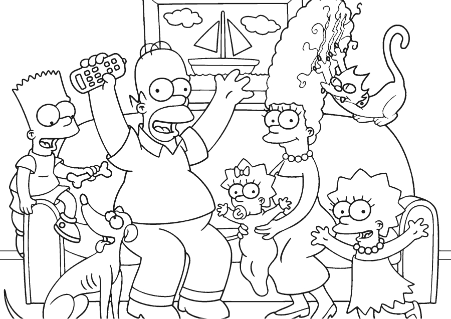 Die Simpsons-Familie